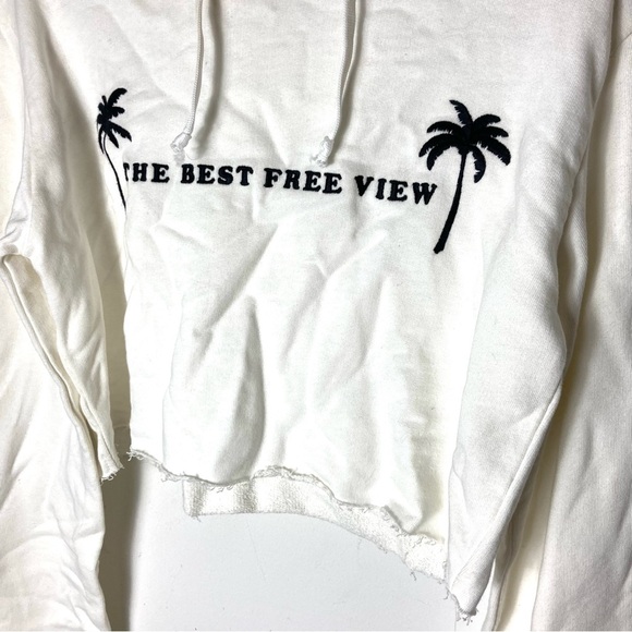 Chiara Ferragni The Best‎ Free View Crop Sweatshirt Size M - Picture 3 of 9